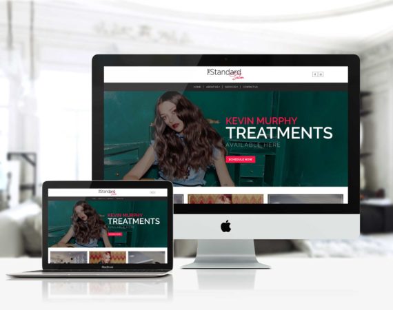 James Benavides - Web Design Portfolio - Standard Salon