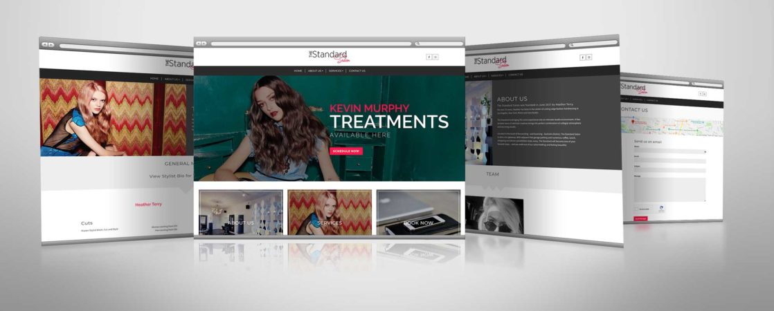 James Benavides - Web Design Portfolio - Standard Salon